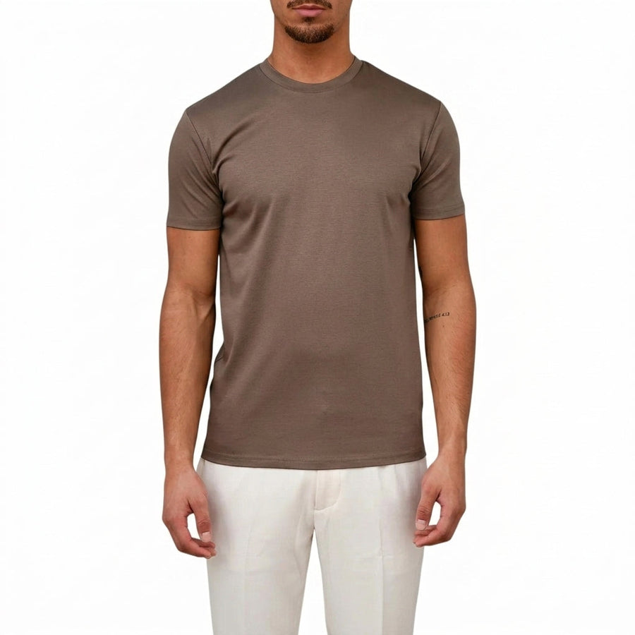 Herren Kurzarm T Shirt mit Rundhalsausschnitt