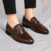 Maximilian | Herren Leder Loafer Business Slipper Italienisches Leder