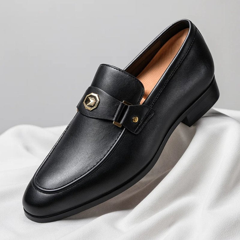 Maximilian | Herren Leder Loafer Business Slipper Italienisches Leder