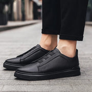 Moritz | Herren Leder Sneaker Slip-On Elastische Schlaufen