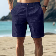 Moritz | Herren Leinen Bermuda Sommer Shorts