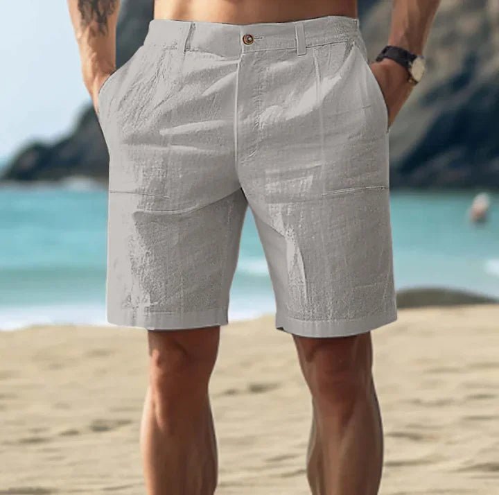 Moritz | Herren Leinen Bermuda Sommer Shorts