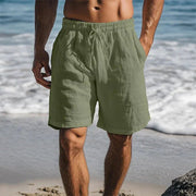 Sebastian | Herren Leinen Quick-Dry Sommer Badeshorts