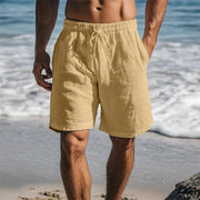 Sebastian | Herren Leinen Quick-Dry Sommer Badeshorts
