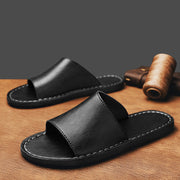Herren Offene Zehen Slide-Sandalen mit Einteiligem Riemen