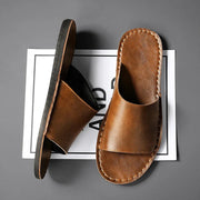 Herren Offene Zehen Slide-Sandalen mit Einteiligem Riemen