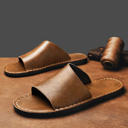Herren Offene Zehen Slide-Sandalen mit Einteiligem Riemen