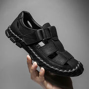 Herren offene Zehen Slide-Sandalen mit einteiligem Riemen im oberen Bereich