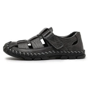 Herren offene Zehen Slide-Sandalen mit einteiligem Riemen im oberen Bereich