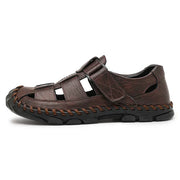 Herren offene Zehen Slide-Sandalen mit einteiligem Riemen im oberen Bereich
