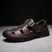 Herren offene Zehen Slide-Sandalen mit einteiligem Riemen im oberen Bereich