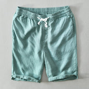Matthias | Herren Relaxed-Fit Leinen Shorts mit Kordelzug