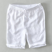 Matthias | Herren Relaxed-Fit Leinen Shorts mit Kordelzug