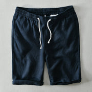 Matthias | Herren Relaxed-Fit Leinen Shorts mit Kordelzug
