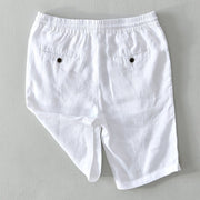 Matthias | Herren Relaxed-Fit Leinen Shorts mit Kordelzug