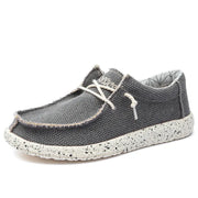 Herren Schnürschuhe mit strukturierter Oberfläche und kontrastierender Sohle