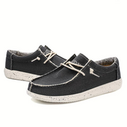 Herren Schnürschuhe mit strukturierter Oberfläche und kontrastierender Sohle