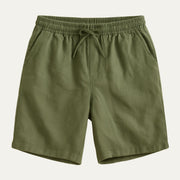 Herren Shorts mit elastischem Bund und Kordelzug