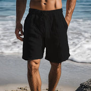 Herren Shorts mit elastischem Bund und Kordelzug