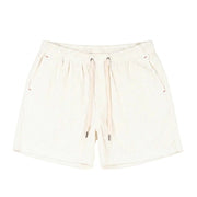Herren Shorts mit elastischem Bund und Kordelzug und Rippenstruktur