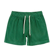 Herren Shorts mit elastischem Bund und Kordelzug und Rippenstruktur