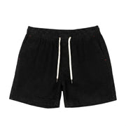 Herren Shorts mit elastischem Bund und Kordelzug und Rippenstruktur