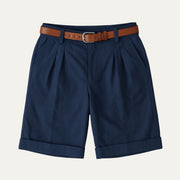 Herren Shorts mit Falten und Gürtel