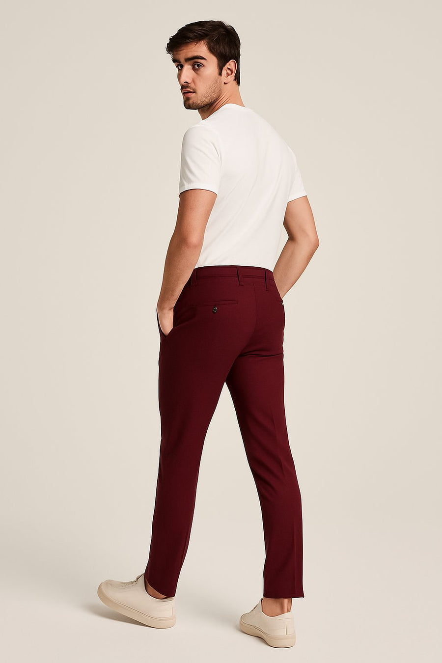 Matthias | Herren Slim-Fit Business Chino Hose