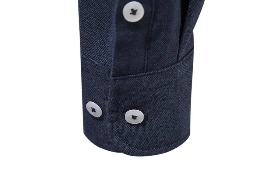 Herren Slim Fit Hemd mit Kontrastkragen