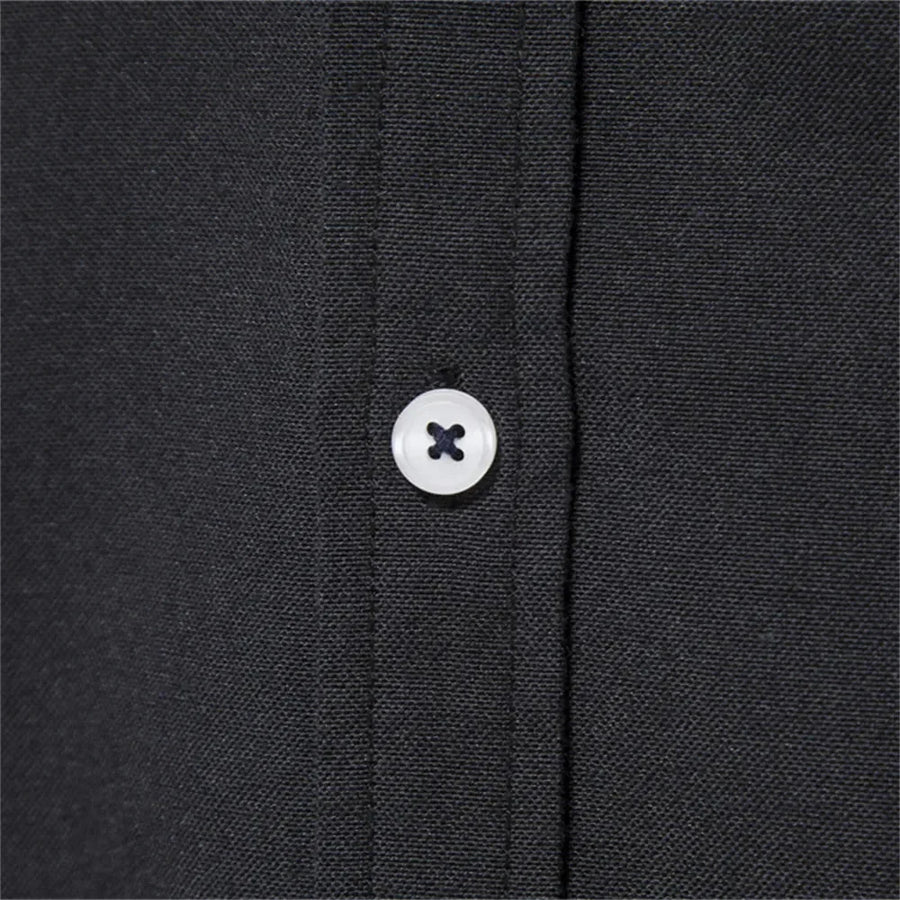 Herren Slim Fit Hemd mit Kontrastkragen