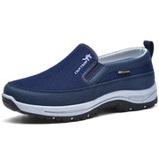 Herren Slipper mit Mesh-Oberfläche und Panelstruktur