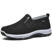 Herren Slipper mit Mesh-Oberfläche und Panelstruktur