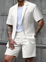 Herren Sommer Zweiteiler Set im Smart Casual Stil