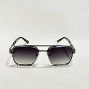 Herren Sonnenbrille mit eckigen Gläsern und Doppelsteg