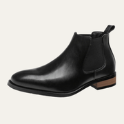 Herren Stiefeletten mit elastischen Seiteneinsätzen und Zuglaschen