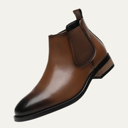 Herren Stiefeletten mit elastischen Seiteneinsätzen und Zuglaschen