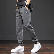 Christian | Herren Stretch Denim Jogginghose Elastischer Bund Entspannte Passform