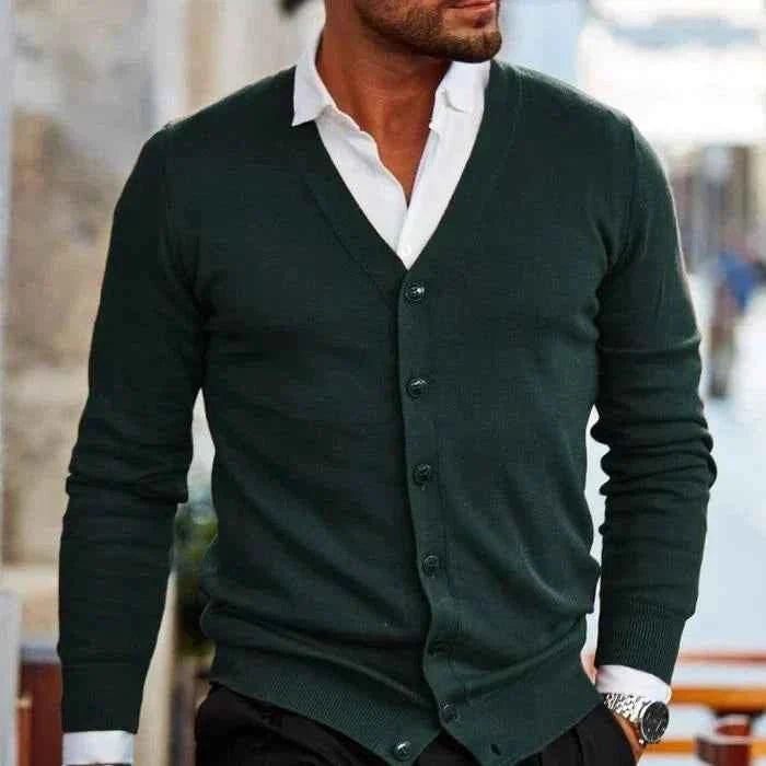 Herren Strickjacke