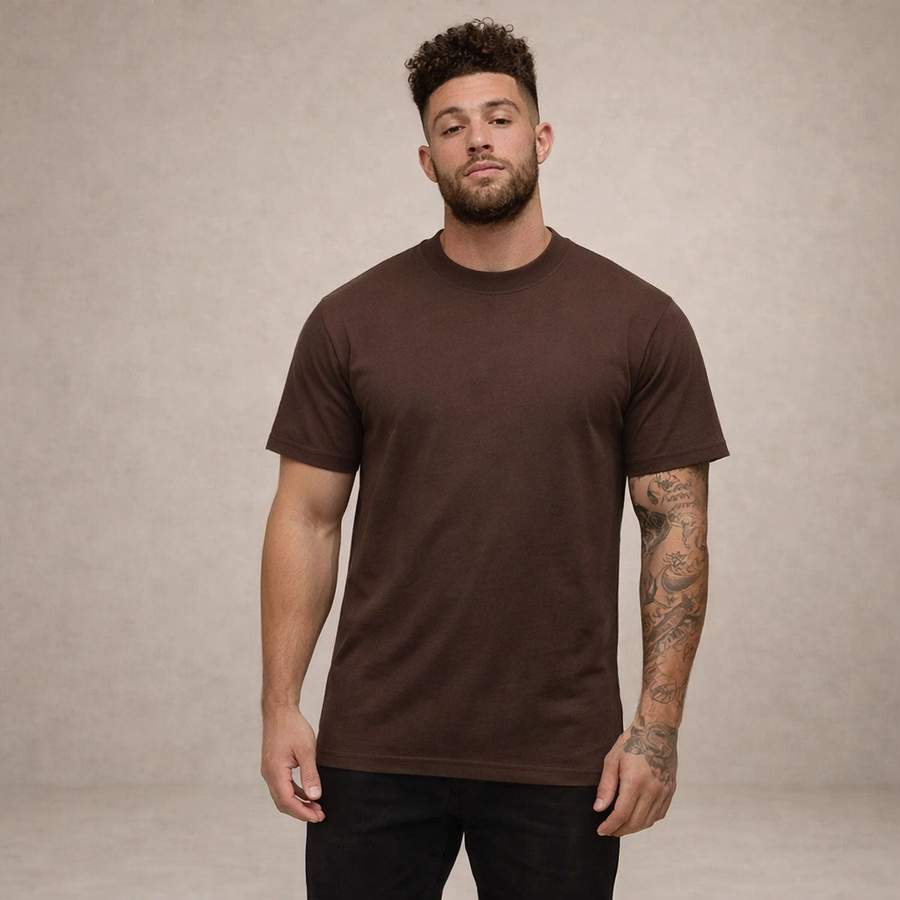 Herren-T-Shirt mit Rundhalsausschnitt und kurzen Ärmeln
