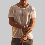 Florian | Herren T-Shirt Rundhals Kurzarm Basic Baumwolle
