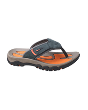 Herren-Zehentrenner-Sandalen mit breiten Riemen und profilierter Sohle