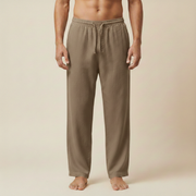 Herrenhose mit Kordelzug und geradem Bein