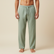 Herrenhose mit Kordelzug und geradem Bein
