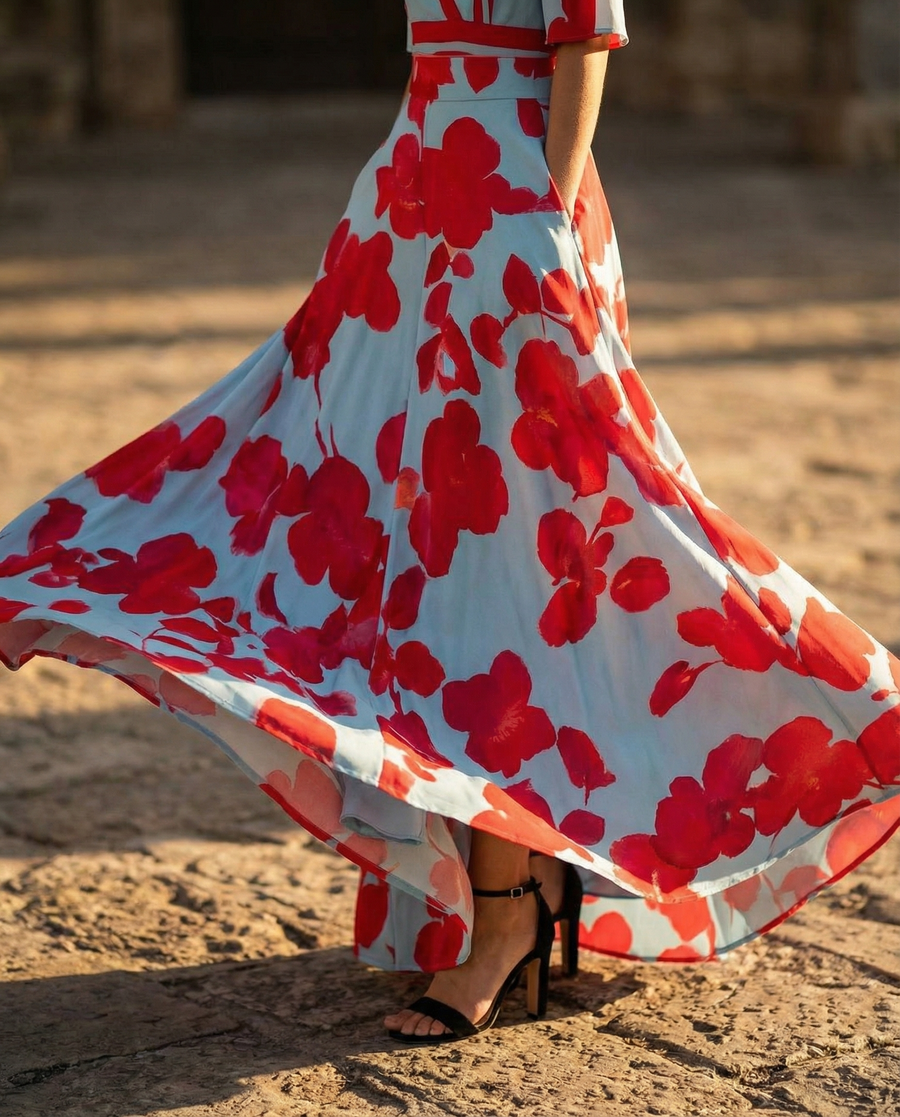 Stefanie | Damen Elegantes Frühlingskleid – Frühling Kleid Elegant Feminin 2026