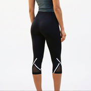 Hochtaillierte Capri-Leggings mit Bequemer Stretch-Passform