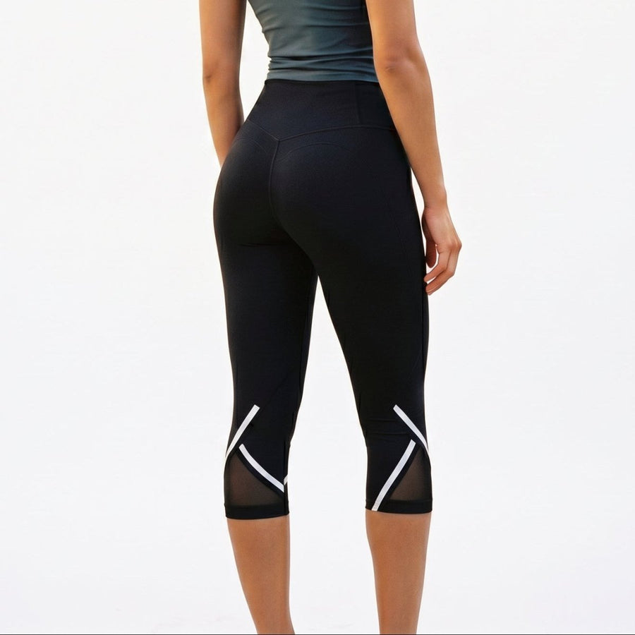 Hochtaillierte Capri-Leggings mit Bequemer Stretch-Passform