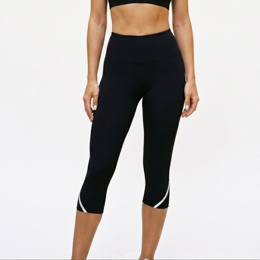 Hochtaillierte Capri-Leggings mit Bequemer Stretch-Passform