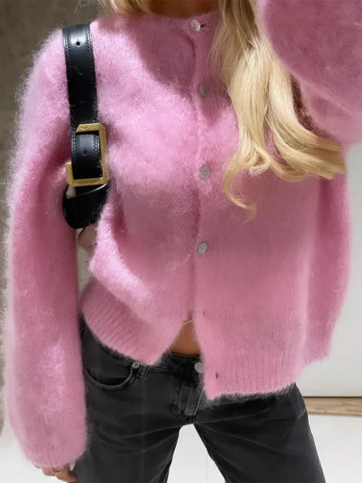 Heidi-Mode | Mohair Strickjacke
