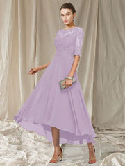 Raffiniertes A-Linien Abendkleid