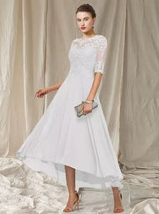 Raffiniertes A-Linien Abendkleid